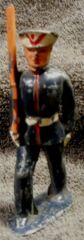 Marine in Dress Uniform Marching, Barclay 722 Lead Soldier