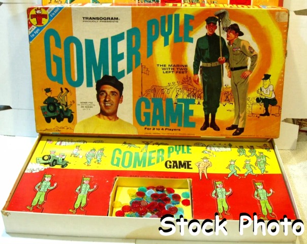 GOMER PYLE GAME © 1965 Transogram 3822