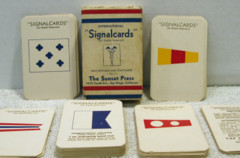 International Navel Signal Cards © 1940s