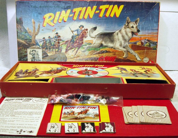 Adventures of Rin Tin Tin Game © 1956 Transogram 3861