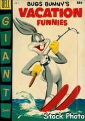 Bugs Bunny's Vacation Funnies #5 © June 1955 Dell Giant