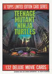 TEENAGE MUTANT NINJA TURTLES Movie 1 Card Set w/ Stickers © 1990