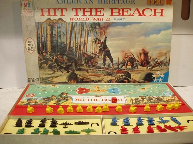 Vintage 1965 Hit the hotsell Beach Board Game