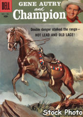 Gene Autry and Champion #112 © November 1956 Dell