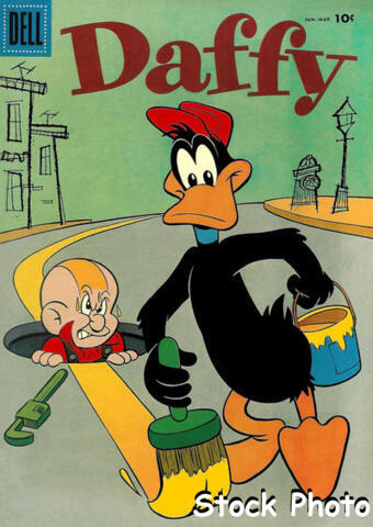 Daffy #004 © January-March 1956  Dell