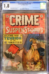 CRIME SUSPENSTORIES #22 © May 1954, EC Comics CGC 1.8