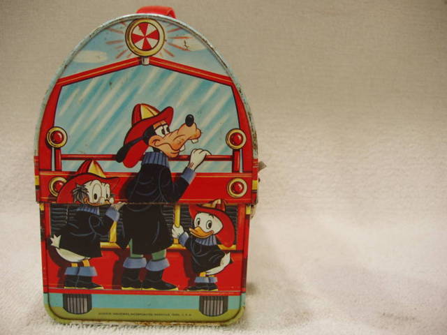 DISNEY'S FIRE FIGHTERS DOME Box w/ Thermos © 1974