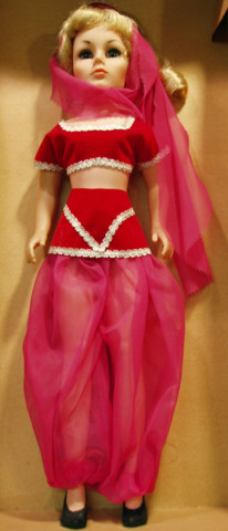 I Dream of Jeannie Doll w/ Box © 1966 Libby Majorette Doll Corp