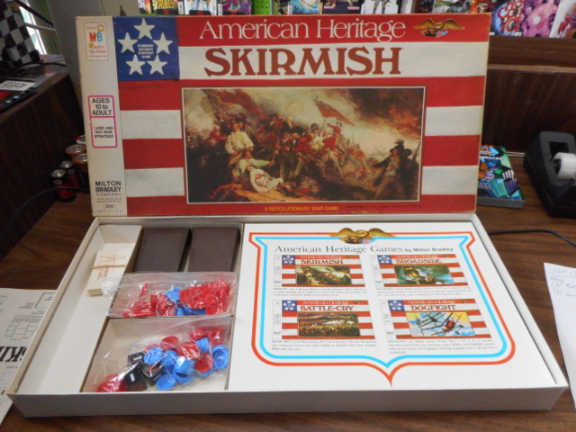 Skirmish © 1975 American Heritage Revolutionary War Game Milton Bradley 4505