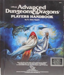 Player's Handbook © Jan 1980 TSR 2010 6th print