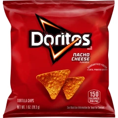 Doritos Nacho Cheese Tortilla Chips 1 oz Bag