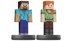 Amiibo - Super Smash Bros : Steve & Alex (Usage / Used)