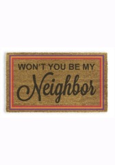 Tapis / Doormats Mister Rogers : Won't You Be My Neighbor