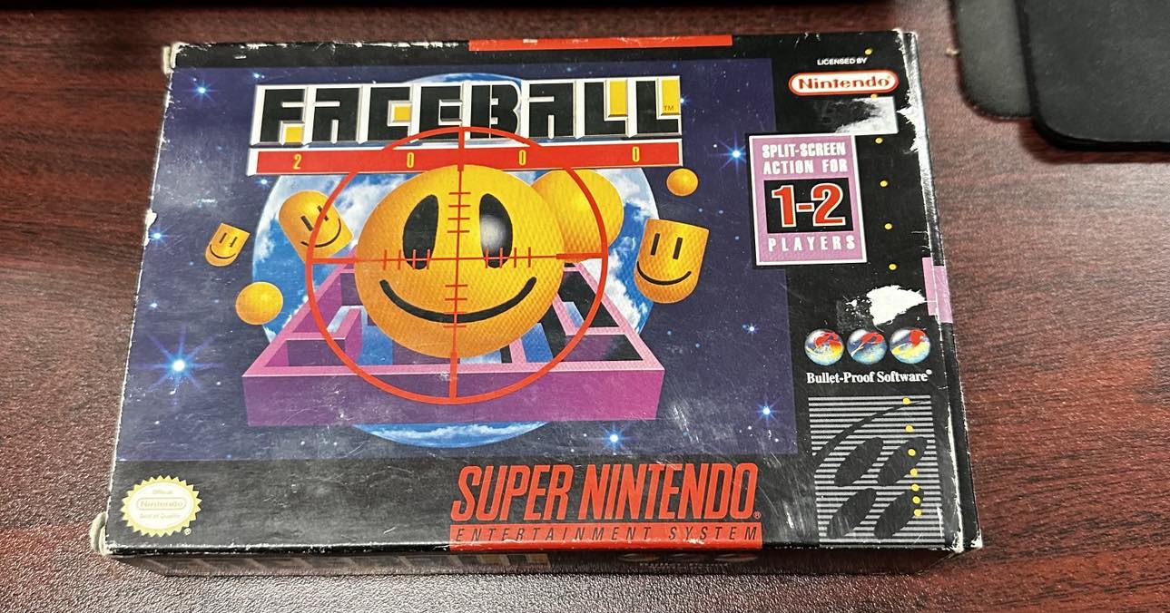 Faceball 2000 complete in box
