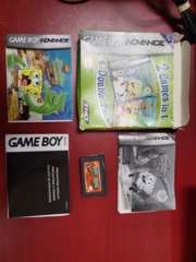 SpongeBob Double Pack - (Usagé/Used) - Complete In Box - Gameboy Advance