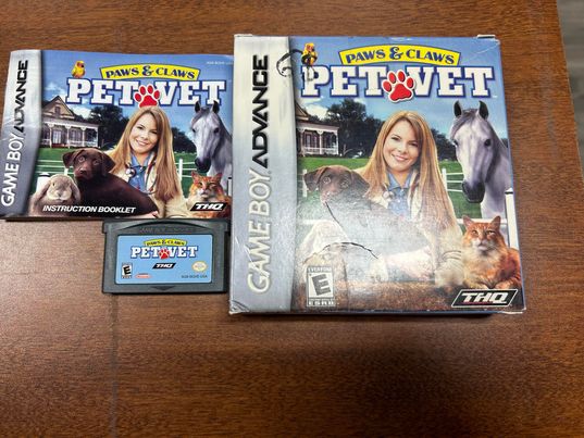 Paws & Claws : Pet Vet - (Usagé/Used) - Complete In Box - Game Boy Advance