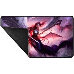 Playmat MTG Commander Series Three Color Wedge Kaalia Black Stitched