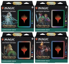 The Lord of the Rings: Tales of Middle-Earth Commander Decks (Set of 4)