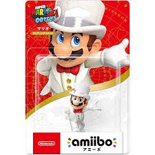 Mario amiibo white - Mario odyssey (Neuf / New)