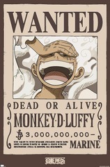One Piece Wanted Poster Luffy gear 5