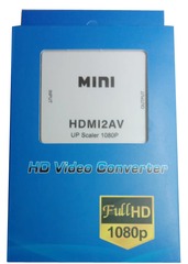 HDMI2AV Video Converter White/Black