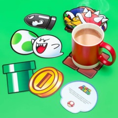 Sous-Verres Super Mario Fun Facts