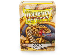 Dragon Shield Sleeves: Matte Gold (Box Of 100)