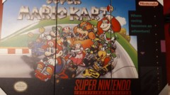 Cadre en bois Super Mario : Super Mario Kart
