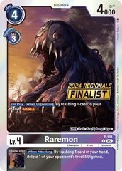 Raremon  - P-101 - P (2024 Regionals Finalist) - Foil