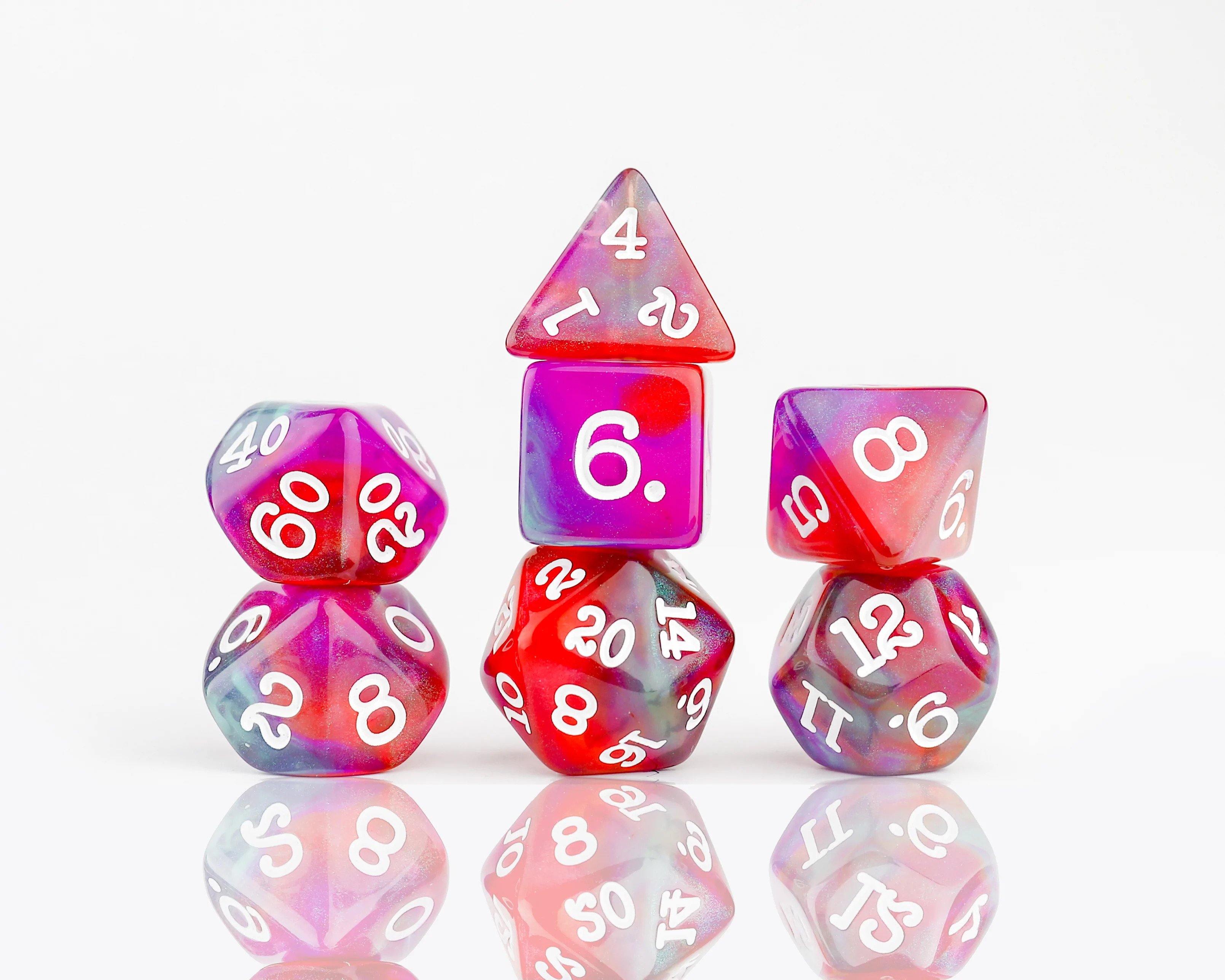 Sirius Dice Set - Dragonfruit