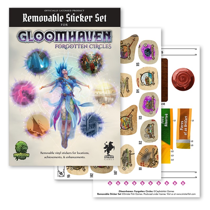 Gloomhaven: Forgotten Circle - Removable Sticker Set