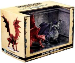 Pathfinder Battles: City of Lost Omens - Adult Red & Black Dragons Premium Set