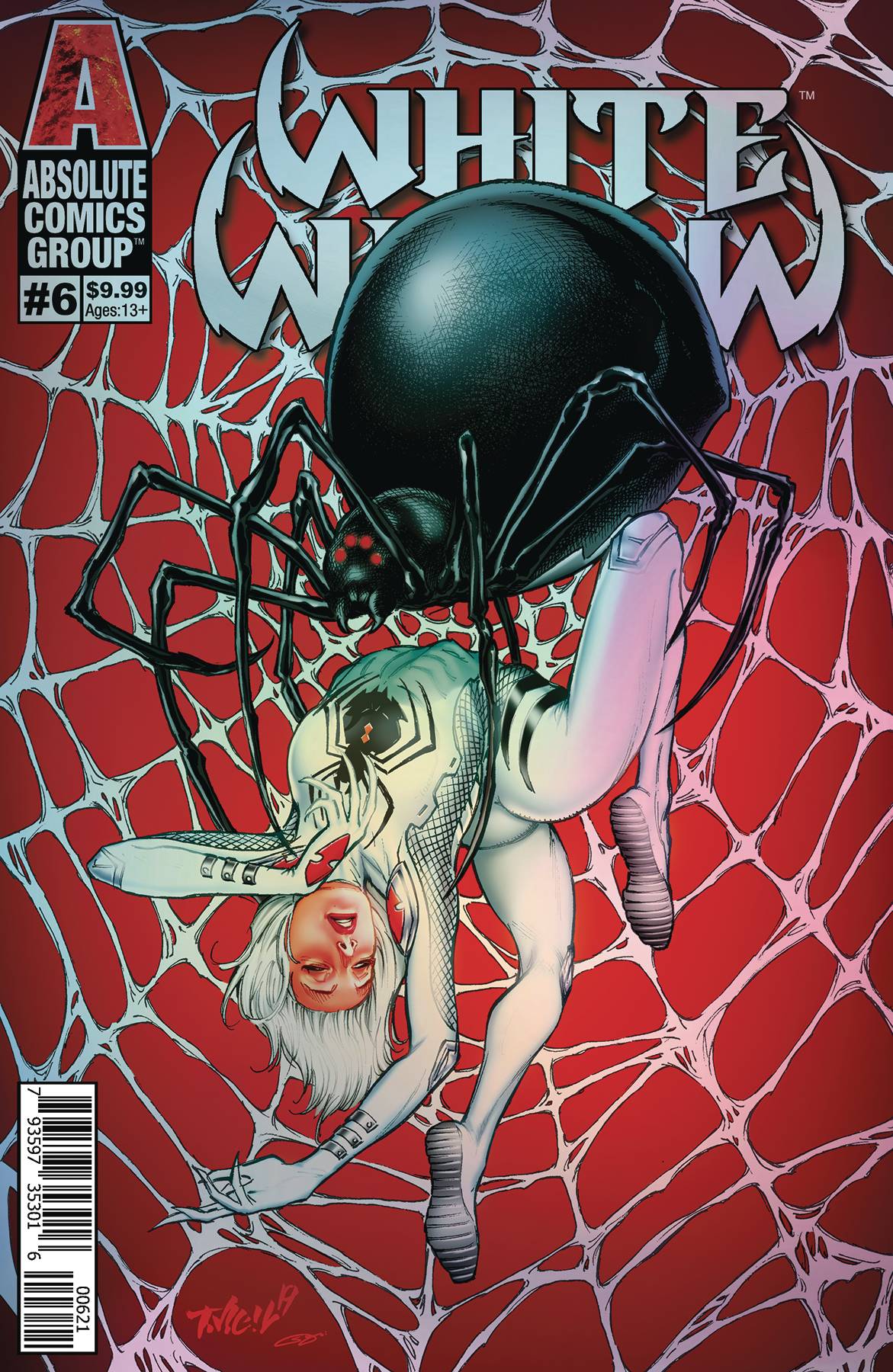 White Widow #6 Cover B Vigil Holo Metallic Ink