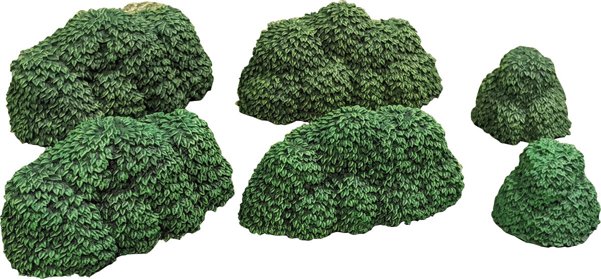 Monster Scenery: Painted Bushes - Verdant Green