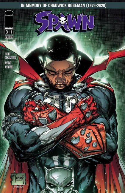 Spawn #311 Cover B Chadwick Boseman Variant