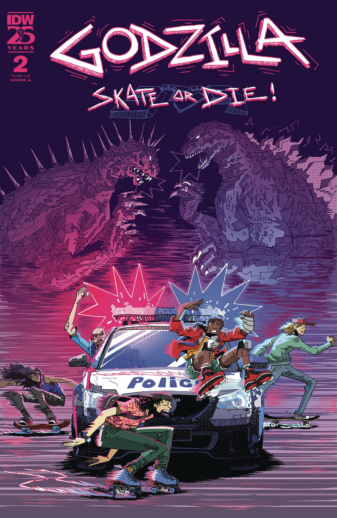 Godzilla Skate Or Die #2 Cover A