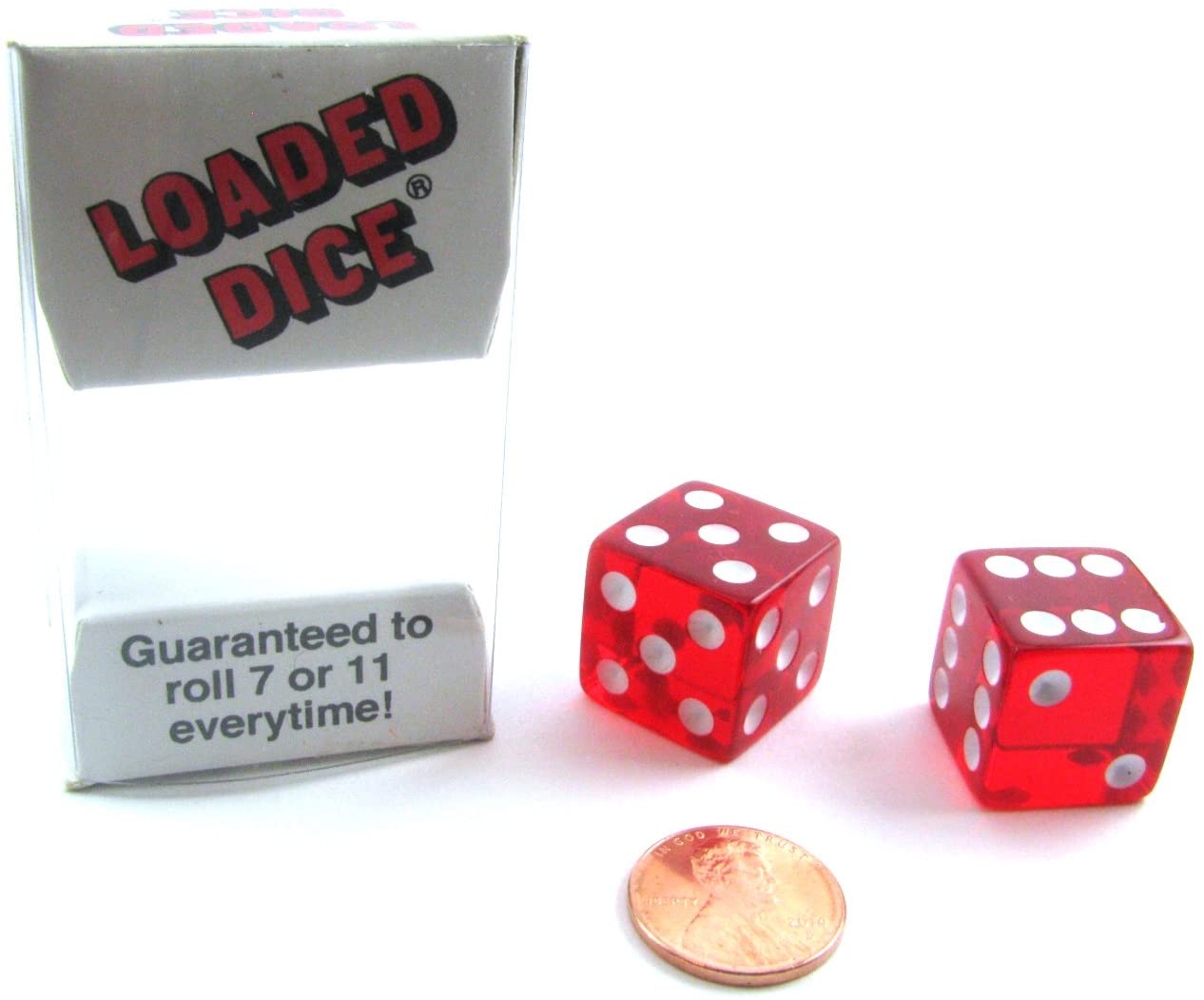 Koplow Games - Transparent Loaded Dice Set