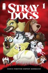 Comic Collection: Stray Dogs #1 - #5 2nd Printing Set (with Bonus #1 5th Printing Blank Cover)