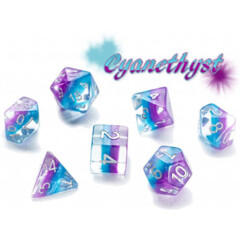 Eclipse Dice: Polyhedral Set - Cyanethyst (7)
