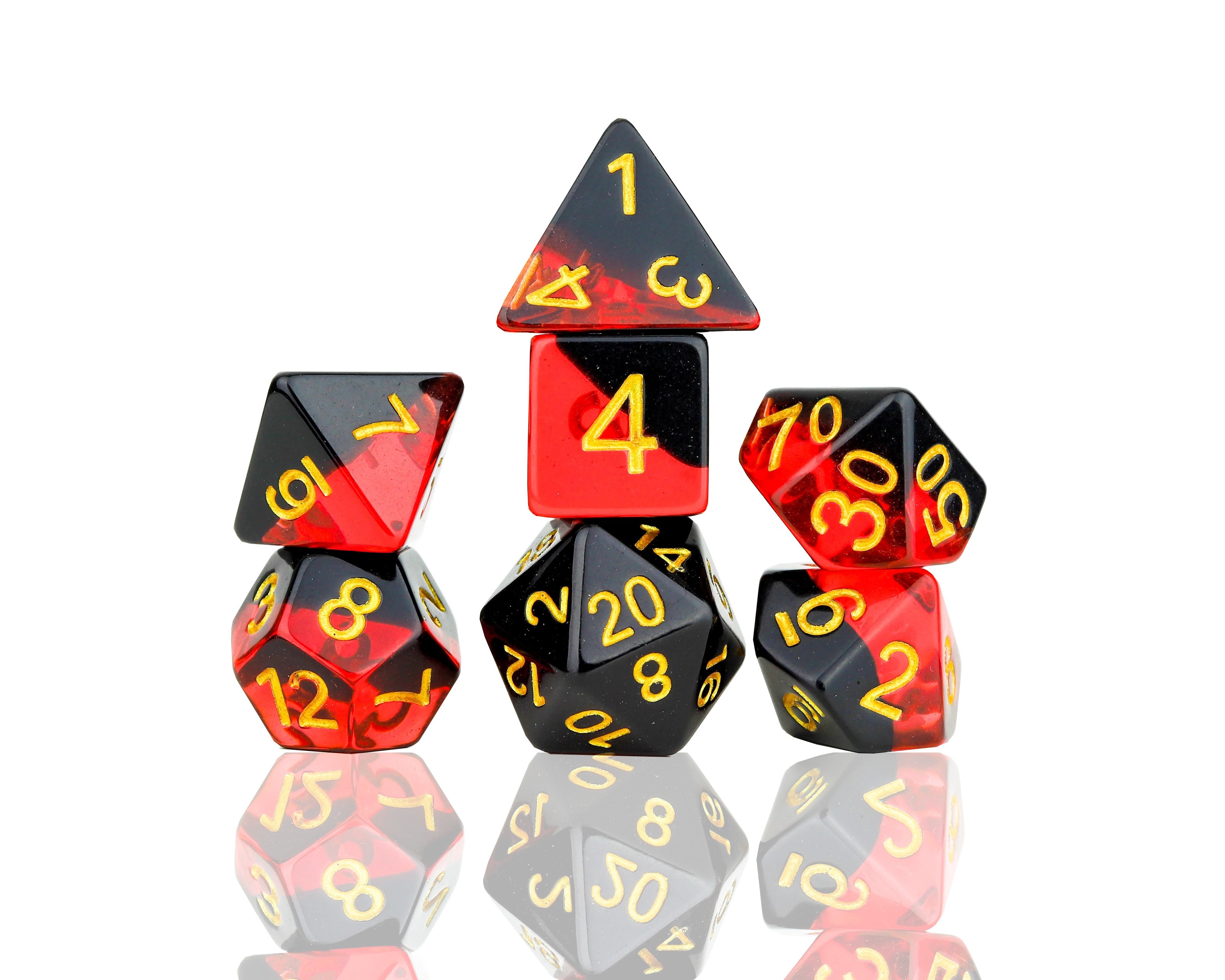 Sirius Dice Set - Brimstone