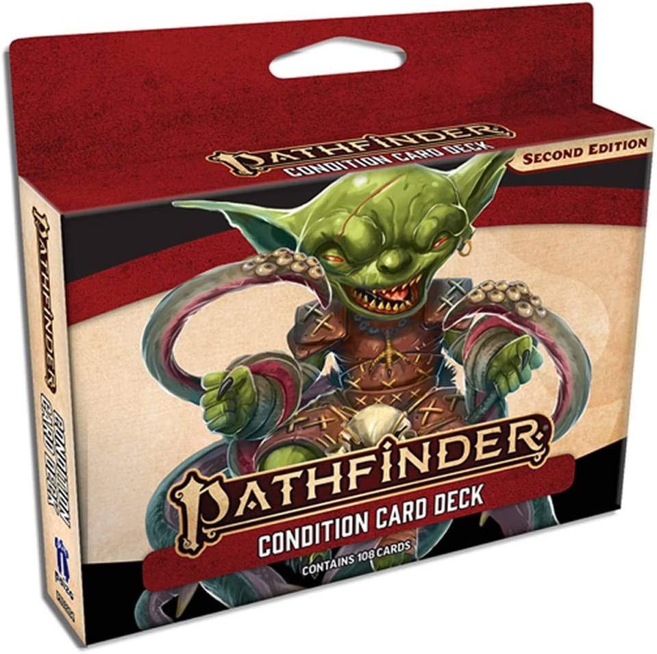 Pathfinder Second Edition Condition Card Deck