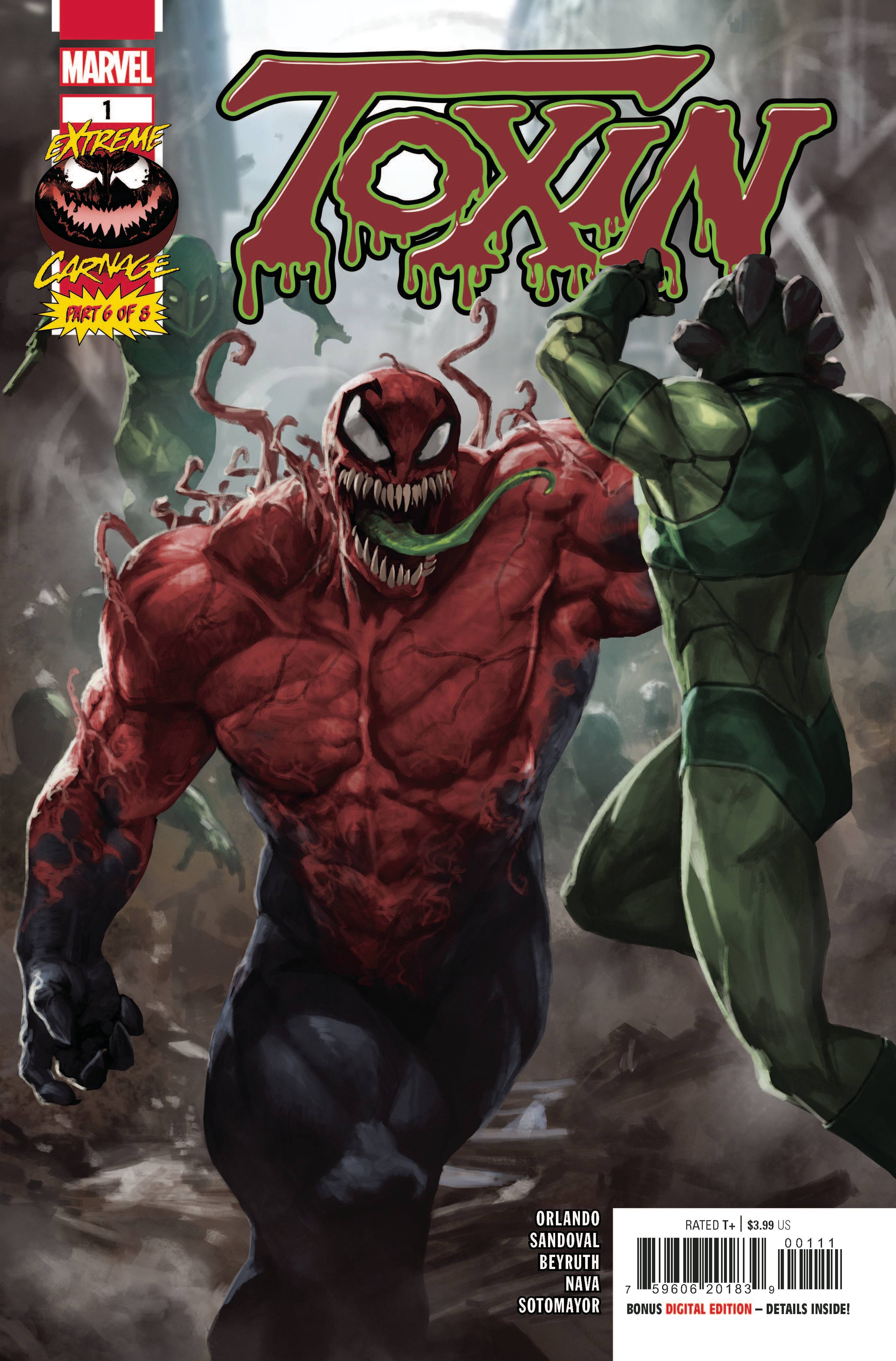 Extreme Carnage: Toxin #1 Cover A