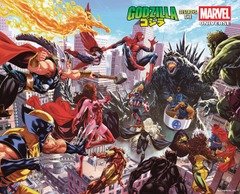 Godzilla Destroys the Marvel Universe #1 Cover A