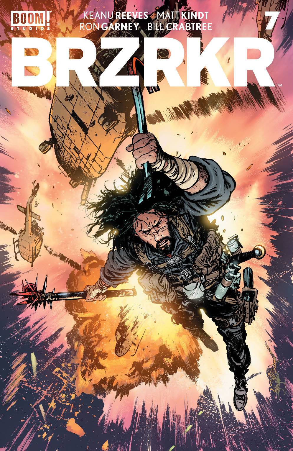 BRZRKR #7 (Of 12) Cover B Johnson Variant