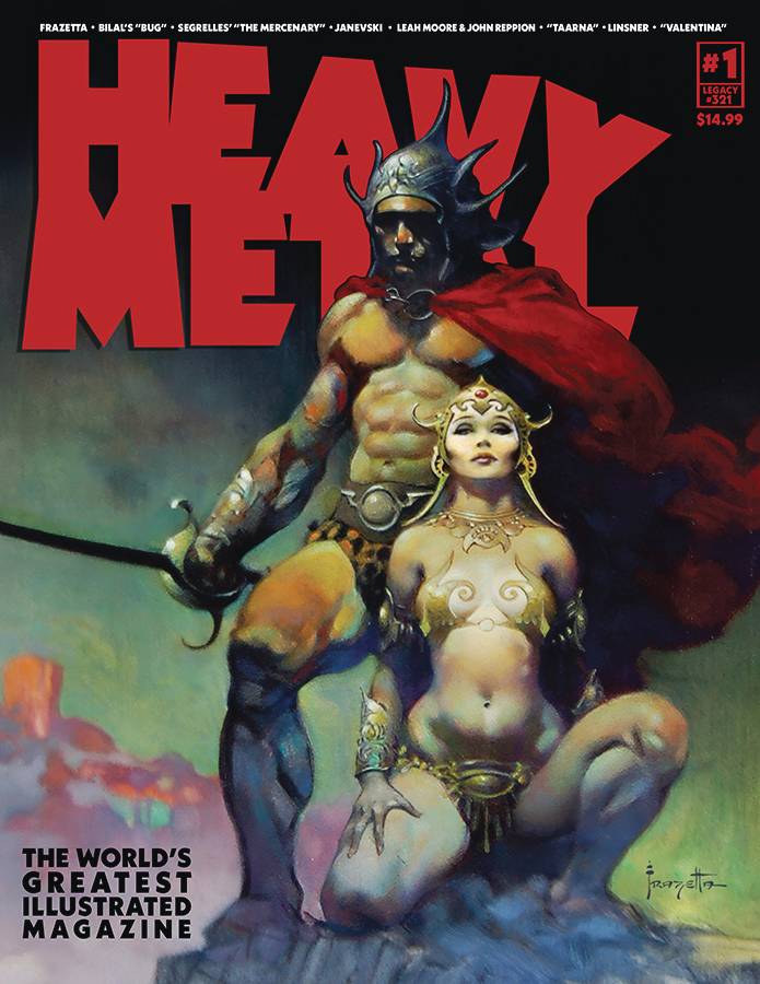 Heavy Metal Magazine #1 Cover B