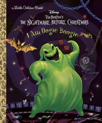 I Am Oogie Boogie Tim Burtons The Nightmare Before Christmas Little Golden Book HC