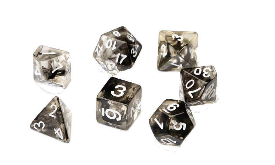 Sirius Dice Set - Black Cloud