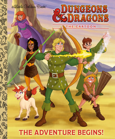 Dungeons & Dragons The Adventure Begins Little Golden Book HC