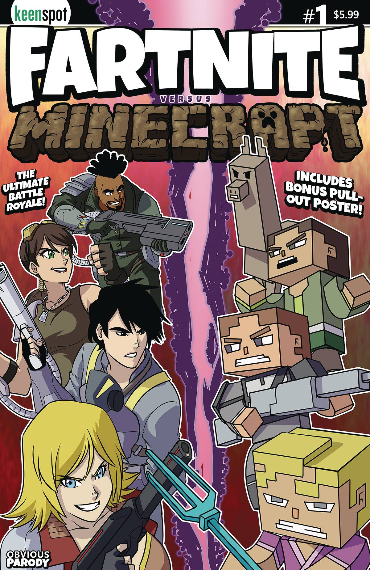 Fartnite Vs. Minecrapt #1 Cover A