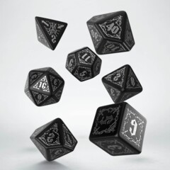 Dice Set Bloodsucker Black & Silver